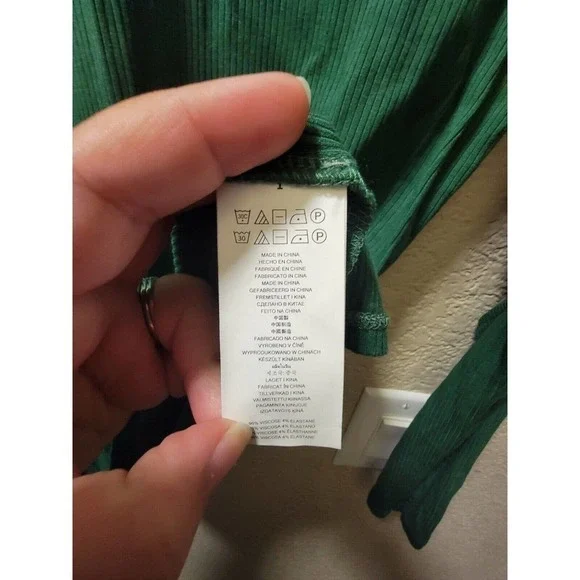 Michael Michael Kors Womens Green Long Sleeve Size Medium - Picture 5 of 7